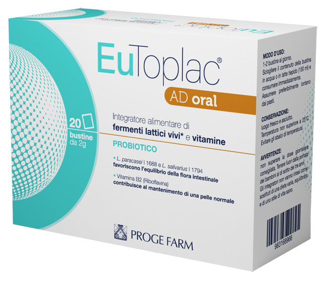 EUTOPLAC AD ORAL 20 BUSTINE - Angeli Pharm