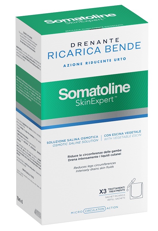 SOMATOLINE SKIN EXPERT BENDE SNELLENTI DRENANTI KIT RICARICA - Angeli Pharm