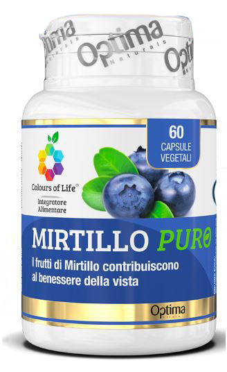 COLOURS OF LIFE MIRTILLO PURO 60 CAPSULE VEGETALI 500 MG - Angeli Pharm