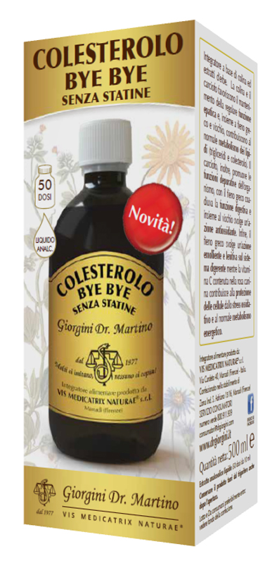 COLESTEROLO BYE BYE SENZA STATINE 500 ML - Angeli Pharm