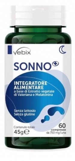 VEBIX SONNO + 60 COMPRESSE 750MG - Angeli Pharm