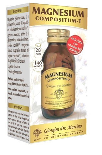 MAGNESIUM COMPOSITUM-T 140 PASTIGLIE - Angeli Pharm