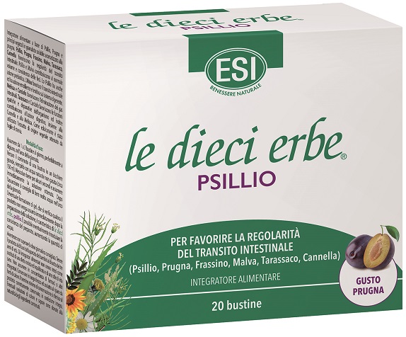 ESI LE DIECI ERBE PSILLIO 20 BUSTINE 5,6 G - Angeli Pharm