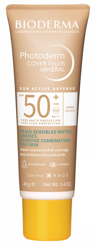 PHOTODERM COVER TOUCH MINERAL DORE' SPF50+ 40 ML - Angeli Pharm