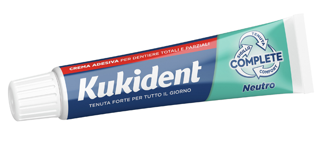 KUKIDENT NEUTRO CREMA ADESIVA DENTIERE 65 G - Angeli Pharm