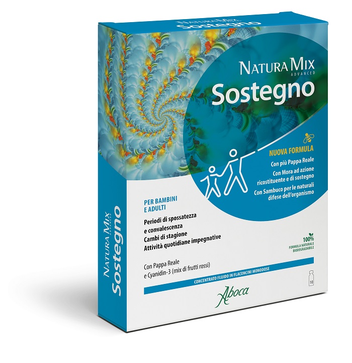 NATURA MIX ADVANCED SOSTEGNO 10 FLACONCINI DA 15 ML - Angeli Pharm