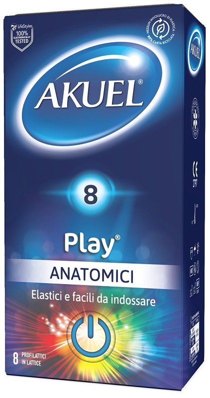 PROFILATTICO AKUEL PLAY ANATOMICO 8 PEZZI - Angeli Pharm