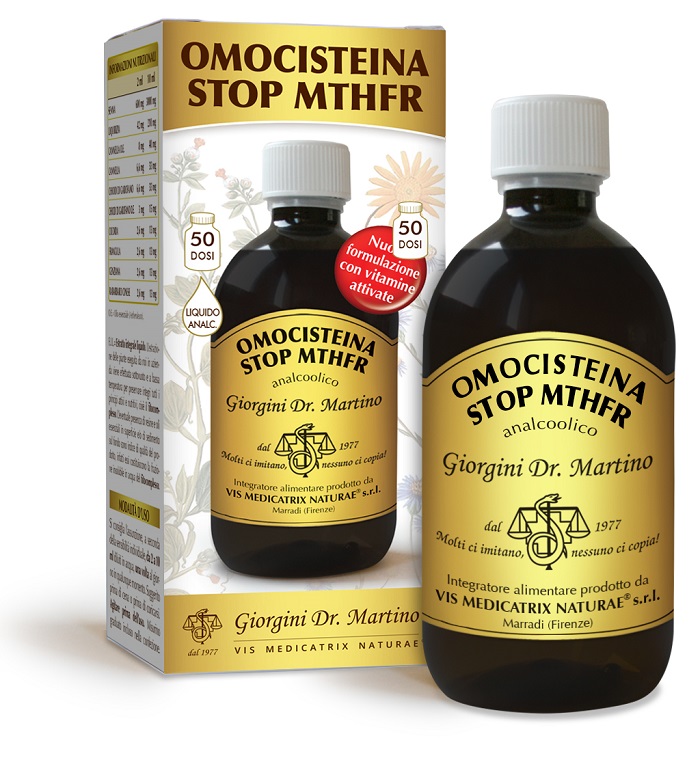 OMOCISTEINA STOP MTHFR LIQUIDO ANALCOOLICO 500 ML - Angeli Pharm
