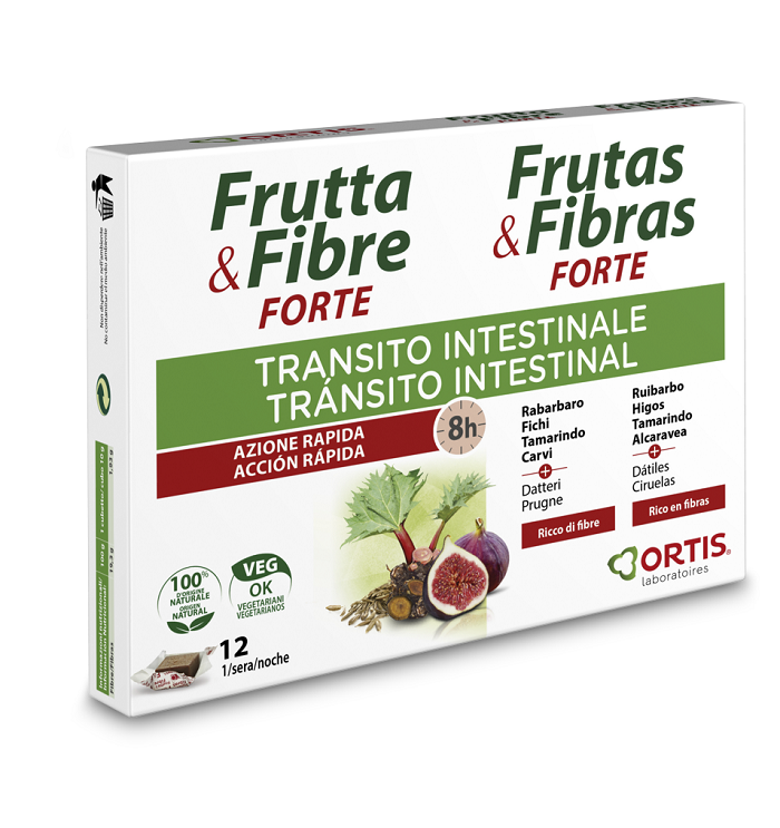 FRUTTA & FIBRE FORTE 12 CUBETTI - Angeli Pharm