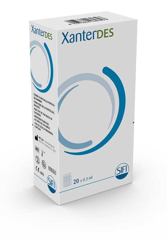 XANTERDES SOLUZIONE OFTALMICA 20 FLACONCINI MONODOSE DA 0,3 ML - Angeli Pharm