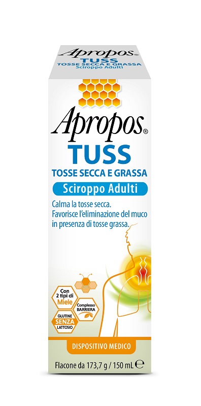 APROPOS TUSS SCIROPPO ADULTI 150 ML - Angeli Pharm