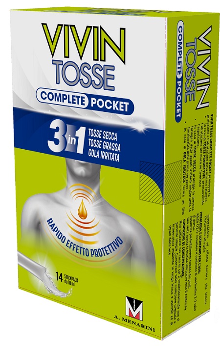 VIVIN TOSSE COMPLETE POCKET 14 STICK PACK DA 10 ML - Angeli Pharm