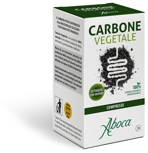 CARBONE VEGETALE 30 COMPRESSE - Angeli Pharm