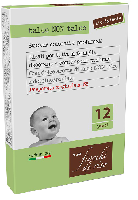 FIOCCHI DI RISO TALCO NON TALCO CEROTTI 12 PEZZI - Angeli Pharm