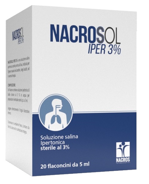 NACROSOL IPER 3% 20 FLACONCINI DA 5 ML - Angeli Pharm