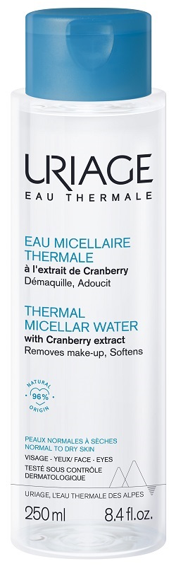 URIAGE EAU MICELLAIRE THERMALE PELLI NORMALI SECCHE 250 ML - Angeli Pharm