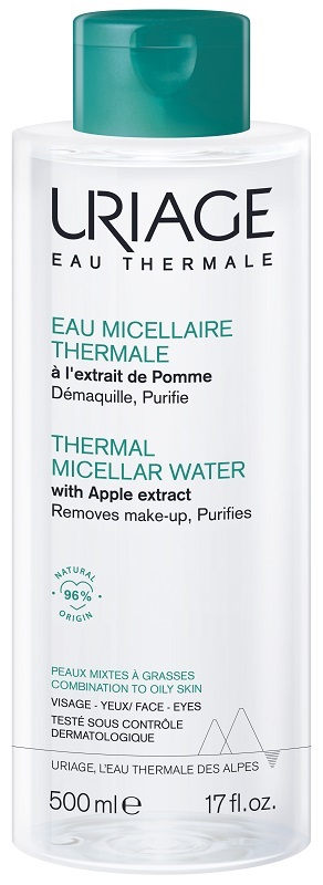 URIAGE EAU MICELLAIRE THERMALE PELLI MISTE GRASSE FLACONE 500 ML - Angeli Pharm