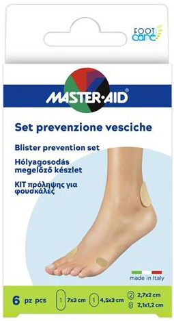 PROTEZIONE VESCICHE MASTER-AID FOOTCARE MIX 6 PEZZI A3 - Angeli Pharm
