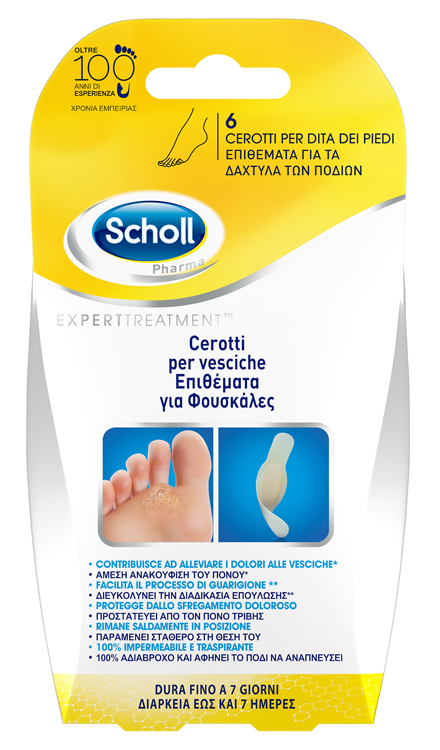 CEROTTO SCHOLL VESCICA DITA PIEDE 6 PEZZI - Angeli Pharm