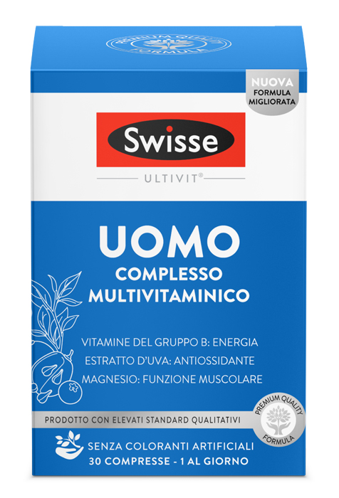 SWISSE MULTIVITAMINICO UOMO 30 COMPRESSE - Angeli Pharm