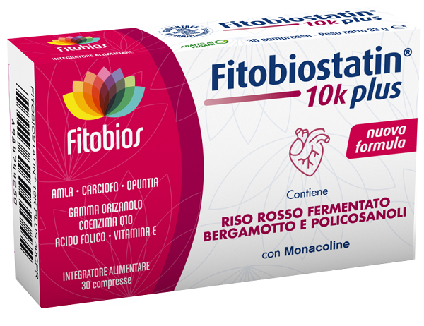 FITOBIOSTATIN 10K PLUS 30 COMPRESSE - Angeli Pharm