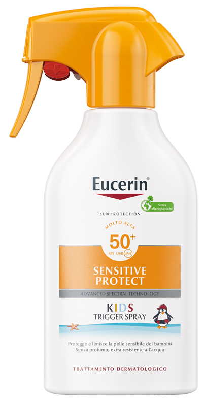 EUCERIN SUN KIDS SENSITIVE PROTECT SPF50+ TRIGGER SPRAY 250 ML - Angeli Pharm