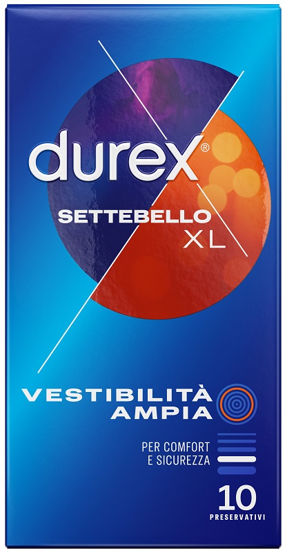 PROFILATTICO DUREX SETTEBELLO EXTRALARGE 10 PEZZI - Angeli Pharm