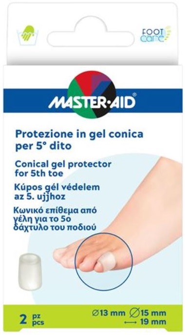 PROTEZIONE CONICA MASTER-AID FOOTCARE 5 DITO 2 PEZZI C3 - Angeli Pharm