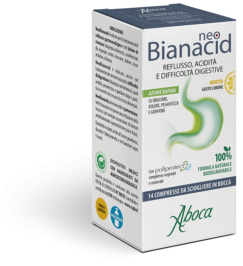 NEOBIANACID 14 COMPRESSE LIMONE - Angeli Pharm