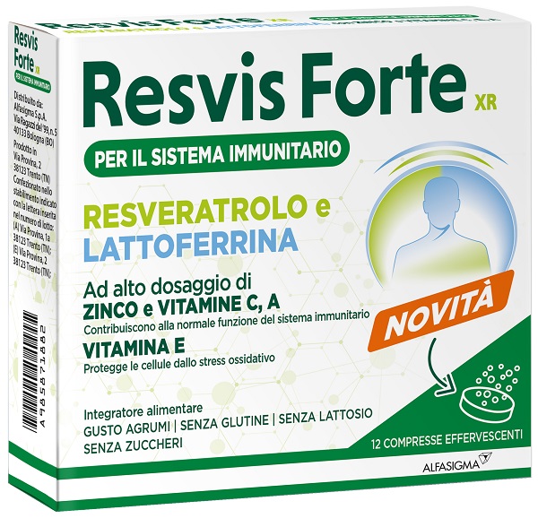 RESVIS FORTE XR 12 COMPRESSE EFFERVESCENTI - Angeli Pharm