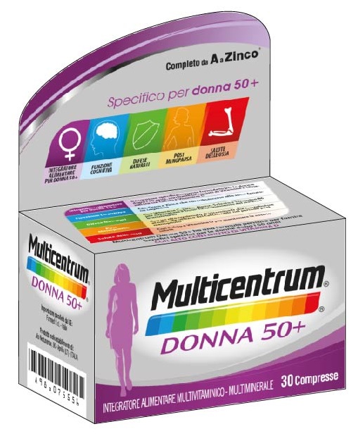 MULTICENTRUM DONNA 50+ 30 COMPRESSE - Angeli Pharm