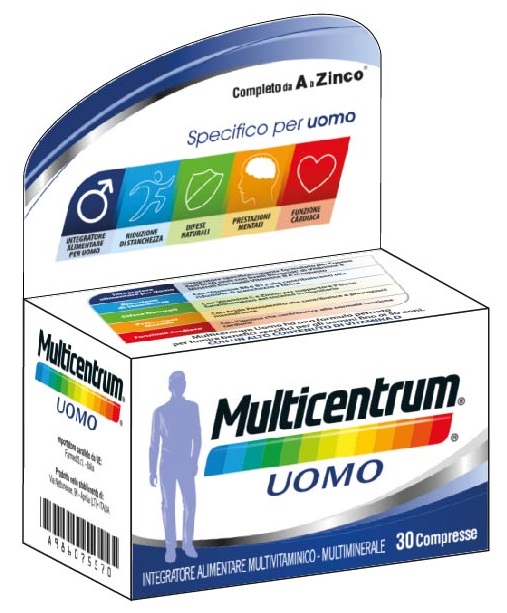 MULTICENTRUM UOMO 30 COMPRESSE - Angeli Pharm
