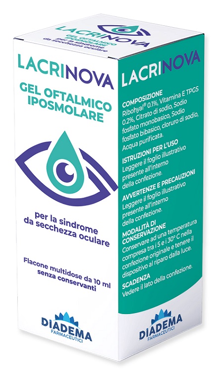 LACRINOVA GEL OFTALMICO IPOSMOLARE TB 10 ML - Angeli Pharm