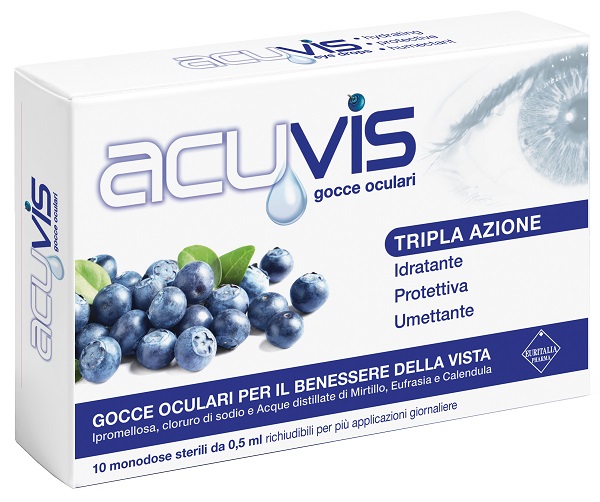 GOCCE OCULARI ACUVIS 10 FLACONCINI 0,5 ML - Angeli Pharm