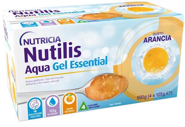 NUTILIS AQUA GEL ARANCIA 4 PEZZI DA 125 G - Angeli Pharm