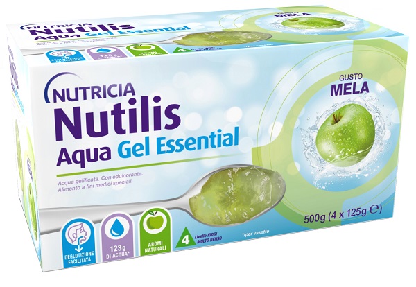 NUTILIS AQUA GEL MELA 4 PEZZI DA 125 G - Angeli Pharm