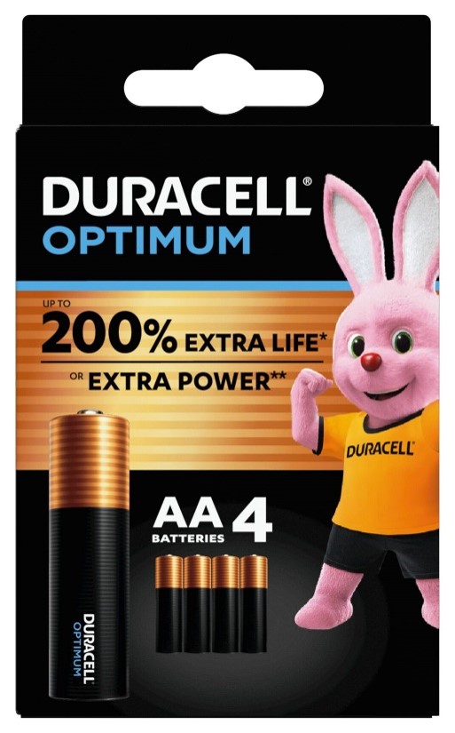 DURACELL OPTIMUM AA B4 16 PEZZI - Angeli Pharm