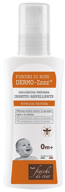 FIOCCHI DI RISO DERMO ZZZZ EMULSIONE DELICATA REPELLENTE 0 MESI + 100 ML - Angeli Pharm