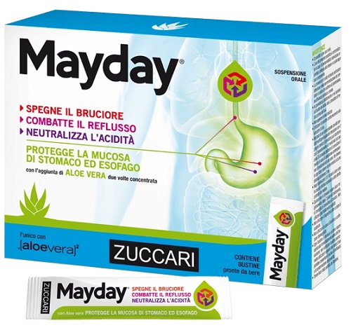 MAYDAY SOSPENSIONE PER USO ORALE ALLA MENTA 12 BUSTINE 10 ML - Angeli Pharm