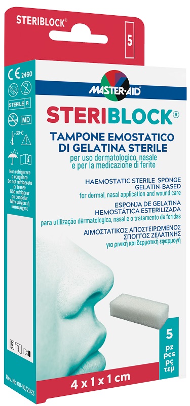 MASTER-AID STERIBLOCK TAMPONE EMOSTATICO - Angeli Pharm