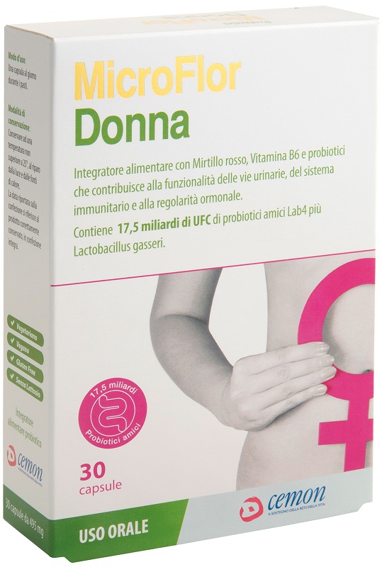 MICROFLOR DONNA 30 CAPSULE - Angeli Pharm