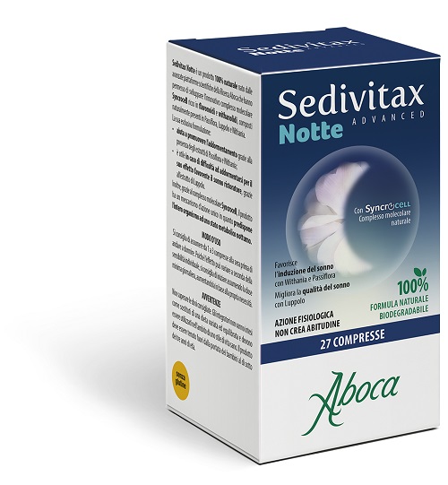 SEDIVITAX NOTTE ADVANCED 27 COMPRESSE - Angeli Pharm