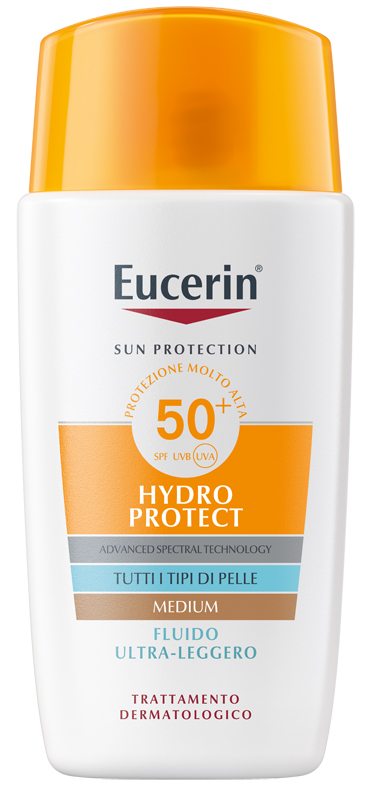 EUCERIN SUN FLUIDO ULTRA LEGGERO TINTED SPF50+ 50 ML - Angeli Pharm