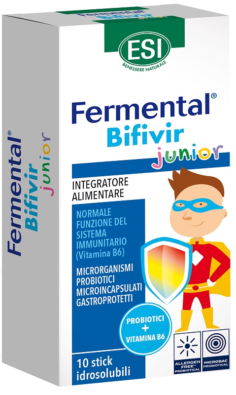 ESI FERMENTAL BIFIVIR JUNIOR 10 STICK IDROSOLUBILI - Angeli Pharm