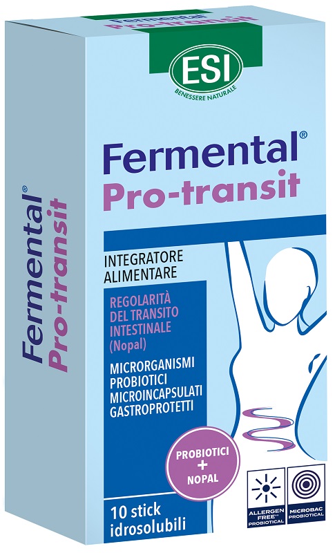 ESI FERMENTAL PRO TRANSIT 10 STICK IDROSOLUBILI - Angeli Pharm