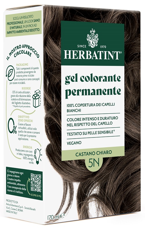 HERBATINT 5N CASTANO CHIARO 170 ML - Angeli Pharm