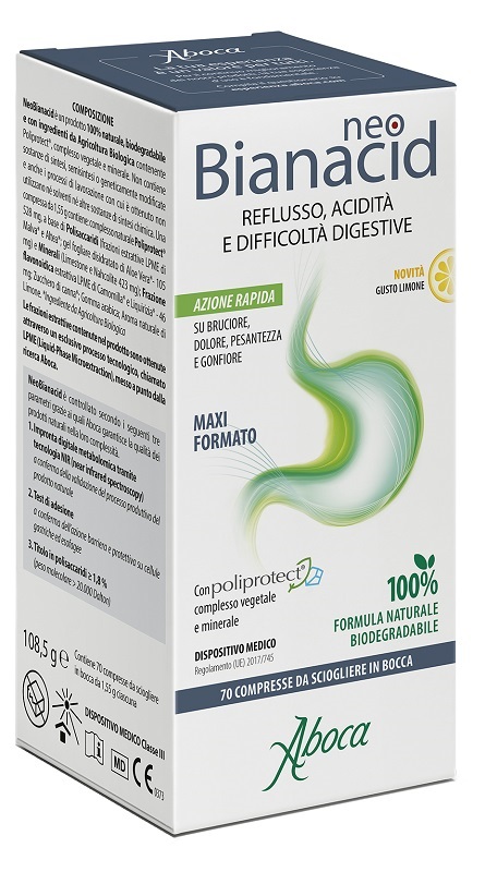 NEOBIANACID 70 COMPRESSE LIMONE - Angeli Pharm